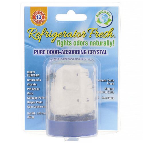 FunFresh Foods, Refrigerator Fresh, Pure Odor-Absorbing Crystal, 1.75 oz (50 g) Review
