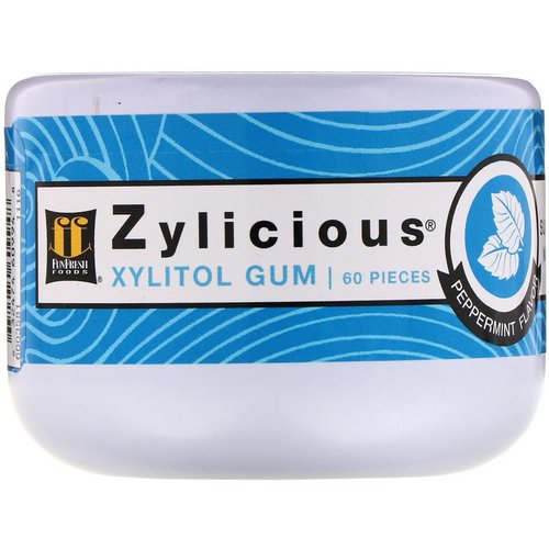 FunFresh Foods, Zylicious Xylitol Gum, Peppermint Flavor, 60 Pieces Review