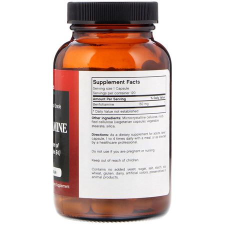 苯甲酸（Benfotiamine）, 抗氧化劑: FutureBiotics, Benfotiamine, 150 mg, 120 Vegetarian Capsules
