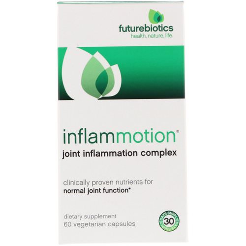 FutureBiotics, InflamMotion, Joint Inflammation Complex, 60 Vegetarian Capsules Review