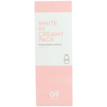 K-美容保濕霜, 乳霜: G9skin, White In Creamy Pack, 200 ml