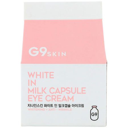 眼霜, K美容保濕霜: G9skin, White In Milk Capsule Eye Cream, 30 g