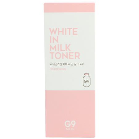 K美容潔面乳, 磨砂膏: G9skin, White In Milk Toner, 300 ml