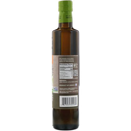 橄欖油, 醋: Gaea, Organic Extra Virgin Olive Oil, 17 fl oz (500 ml)