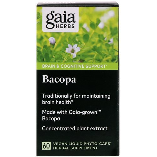 Gaia Herbs, Bacopa, 60 Vegan Liquid Phyto-Caps Review