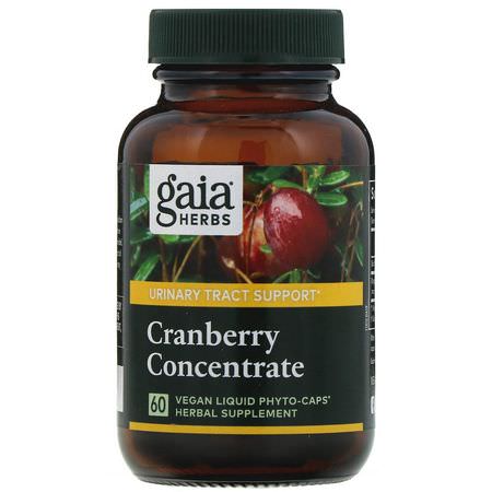 Gaia Herbs Cranberry Bladder Formulas - 膀胱, 補品, 酸果蔓, 順勢療法