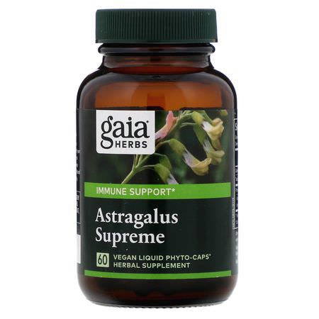 Gaia Herbs Astragalus - 黃芪, 順勢療法, 草藥