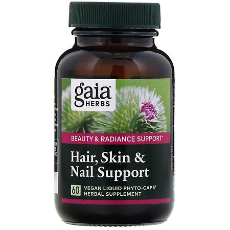 Gaia Herbs Hair Skin Nails Formulas - 指甲, 皮膚, 頭髮, 補品