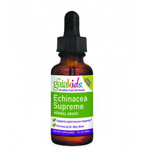 Gaia Herbs, Kids, Echinacea Supreme Herbal Drops, Alcohol-Free Formula, 1 fl oz (30 ml) Review