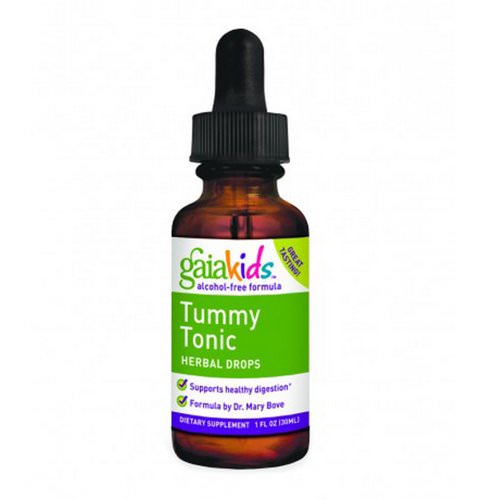 Gaia Herbs, Kids, Tummy Tonic Herbal Drops, Alcohol-Free Formula, 1 fl oz (30 ml) Review