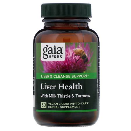 Gaia Herbs Herbal Formulas Liver Formulas - 肝臟, 補品, 草藥, 順勢療法