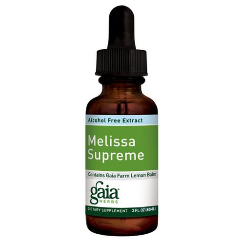Gaia Herbs, Melissa Supreme, Alcohol-Free Extract, 2 fl oz (60 ml) Review