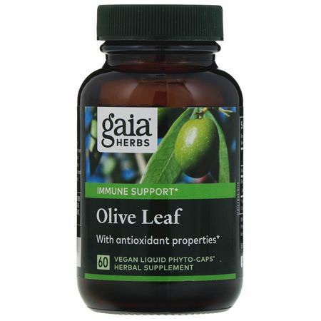 Gaia Herbs Olive Leaf Cold Cough Flu - 流感, 咳嗽, 感冒, 補品