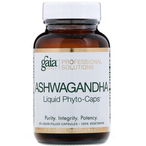 Gaia Herbs Professional Solutions, Ashwagandha, 60 Liquid-Filled Capsules Review