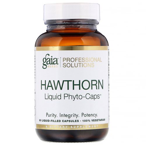 Gaia Herbs Professional Solutions, Hawthorn, 60 Liquid-Filled Capsules Review