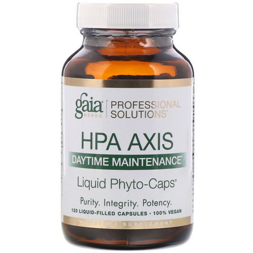 Gaia Herbs Professional Solutions, HPA Axis, Daytime Maintenance, 120 Liquid-Filled Capsules Review