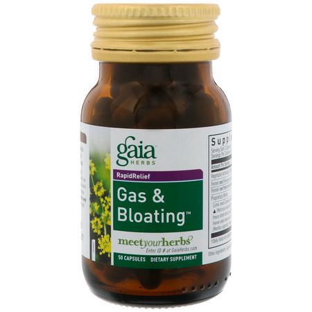 Gaia Herbs Gas Bloat Formulas Herbal Formulas - 草藥, 順勢療法, 草藥, 膨脹