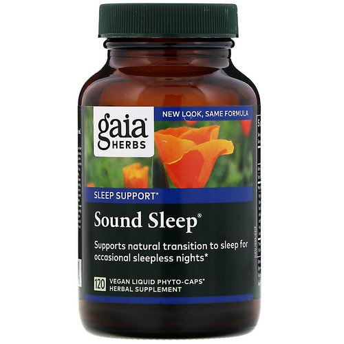 Gaia Herbs, Sound Sleep, 120 Vegan Liquid Phyto-Caps Review