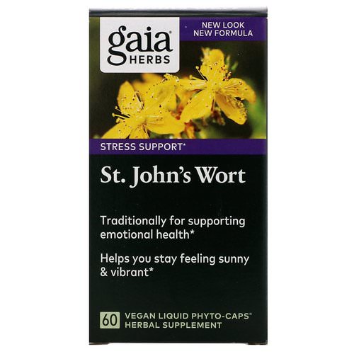 Gaia Herbs, St. John's Wort, 60 Vegan Liquid Phyto-Caps Review