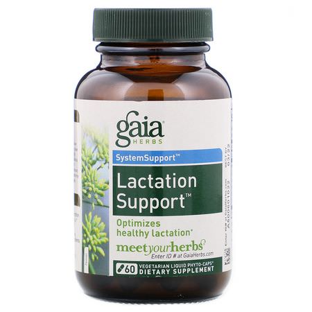 Gaia Herbs Lactation Support Herbal Formulas - 草藥, 順勢療法, 草藥, 哺乳支持