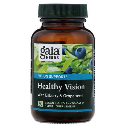 Gaia Herbs Herbal Formulas Eye Formulas - 眼睛, 鼻子, 耳朵, 補品