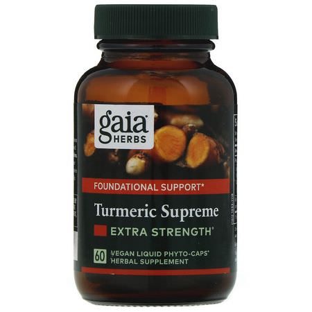 Gaia Herbs Turmeric Curcumin Formulas - 薑黃素, 薑黃, 抗氧化劑, 補品