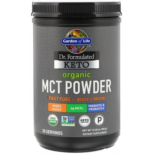 Garden of Life, Dr. Formulated Keto Organic MCT Powder, 10.58 oz (300 g) Review