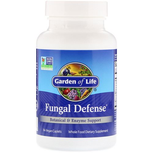 Garden of Life, Fungal Defense, 84 Vegan Caplets Review