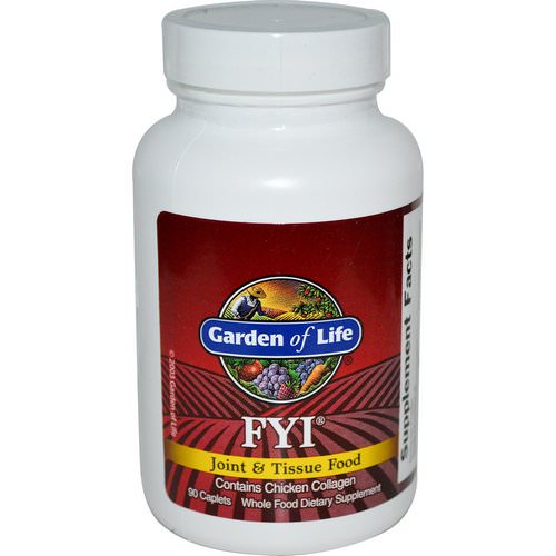 Garden of Life, FYI, Joint & Tissue Food, 90 Caplets Review