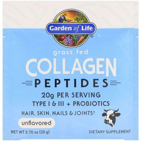 Garden of Life Collagen Supplements - 膠原蛋白補品, 關節, 骨骼, 補充