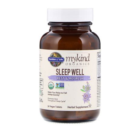 Garden of Life Sleep Formulas Herbal Formulas - 草藥, 順勢療法, 草藥, 睡眠