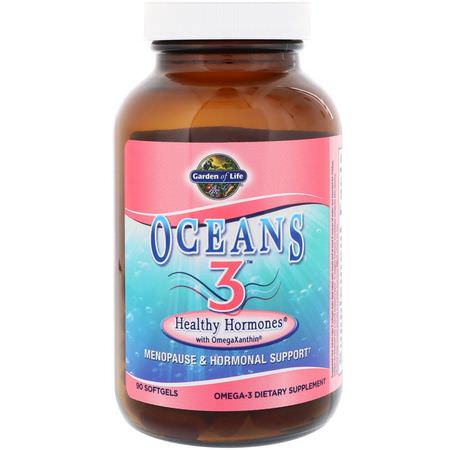 Garden of Life Women's Health Omega-3 Fish Oil - Omega-3魚油, Omegas EPA DHA, 魚油, 婦女健康