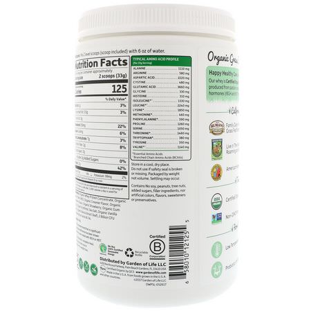 Garden of Life Whey Protein Concentrate - 乳清蛋白, 運動營養
