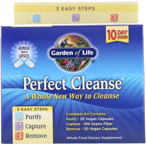 Garden of Life, Perfect Cleanse, 3 Easy Steps Kit Review