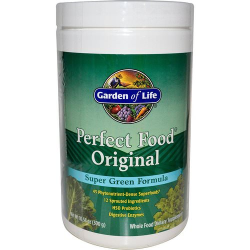 Garden of Life, Perfect Food Original, Super Green Formula, 10.58 oz (300 g) Review