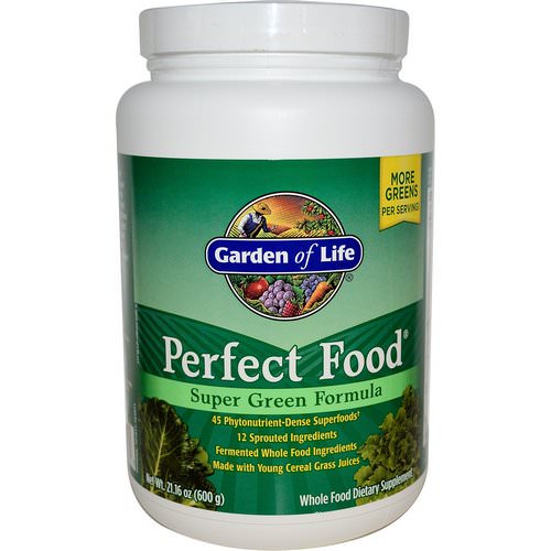 Garden of Life, Perfect Food, Super Green Formula, 1.3 lbs (600 g) Review