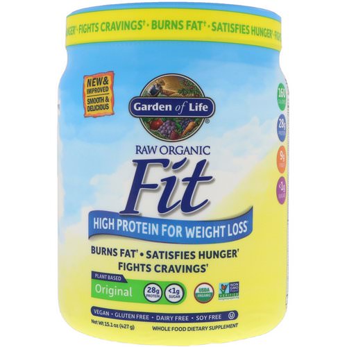 Garden of Life, RAW Organic Fit, High Protein for Weight Loss, 15.1 oz (427 g) Review