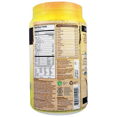 植物性, 植物性蛋白: Garden of Life, RAW Organic Protein, Organic Plant Formula, Chocolate, 1.46 lbs (664 g)