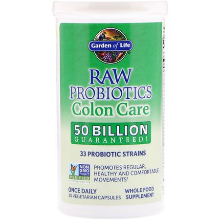 Garden of Life Probiotic Formulas Colon Cleanse - 結腸清洗, 益生菌, 消化, 補品