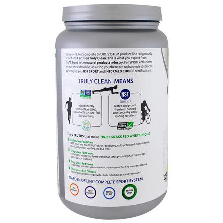 Garden of Life Whey Protein Concentrate - 乳清蛋白, 運動營養
