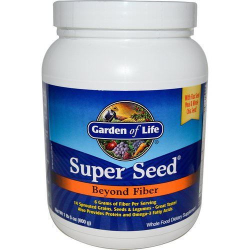 Garden of Life, Super Seed, Beyond Fiber, 1 lb 5 oz (600 g) Review