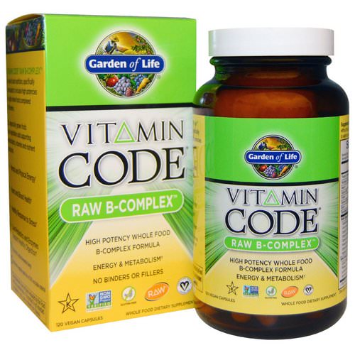 Garden of Life, Vitamin Code, Raw B-Complex, 120 Vegan Caps Review