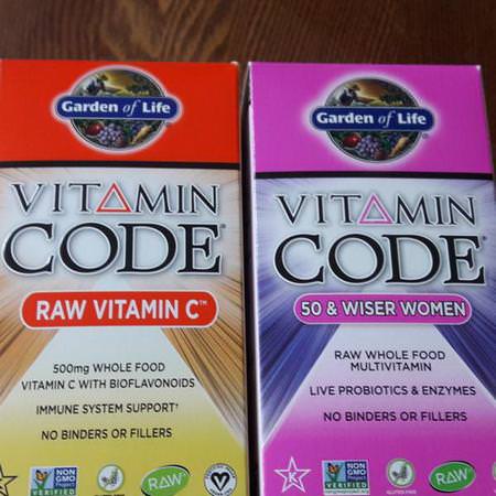 Garden of Life, Vitamin Code, Raw Vitamin C, 60 Vegan Capsules