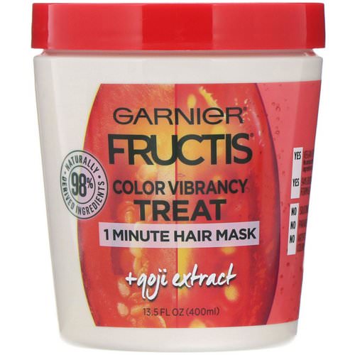 Garnier, Fructis, Color Vibrancy Treat, 1 Minute Hair Mask + Goji Extract, 13.5 fl oz (400 ml) Review