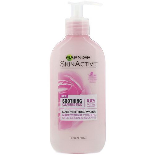 Garnier, SkinActive, Soothing Cleansing Milk with Rose Water, 6.7 fl oz (200 ml) Review
