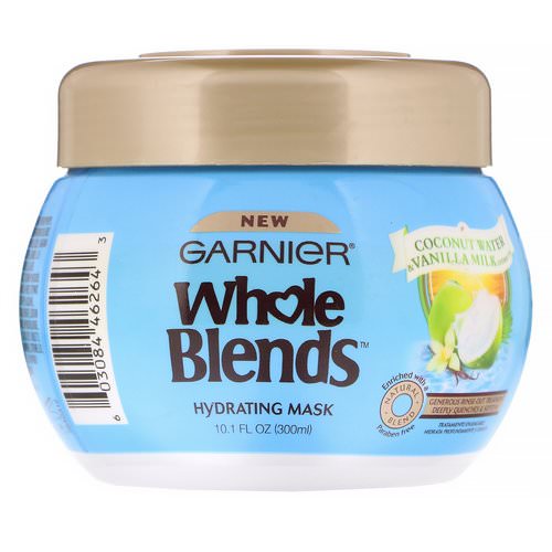 Garnier, Whole Blends, Hydrating Mask, Coconut Water & Vanilla Milk, 10.1 fl oz (300 ml) Review