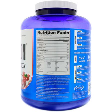 乳清蛋白: Gaspari Nutrition, MyoFusion, Advanced Protein, Strawberries & Cream, 4 lbs (1814 g)