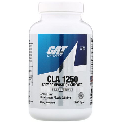 GAT, CLA 1250, Body Composition Support, 180 Softgels Review
