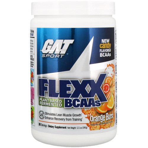 GAT, Flexx BCAAs, Orange Burst, 12.1 oz (345 g) Review