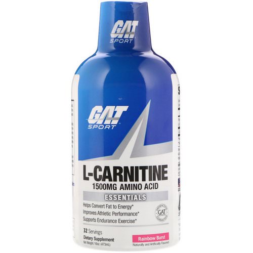 GAT, L-Carnitine, Amino Acid, Rainbow Burst, 1500 mg, 16 oz (473 ml) Review